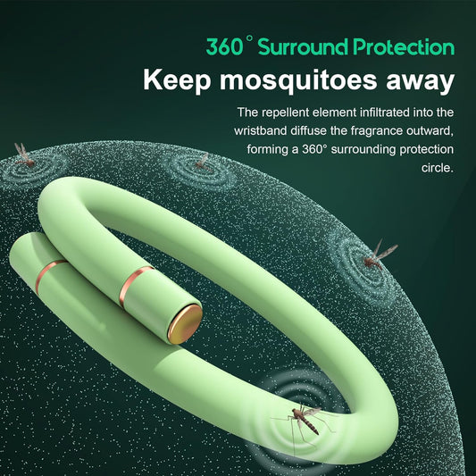 Buggybands Mosquito Repellent Bracelets Style Green