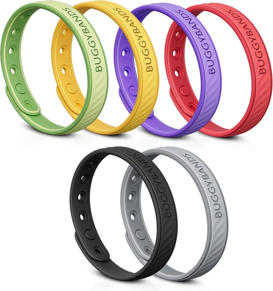 Buggybands Mosquito Repellent Bracelets 6 Pack