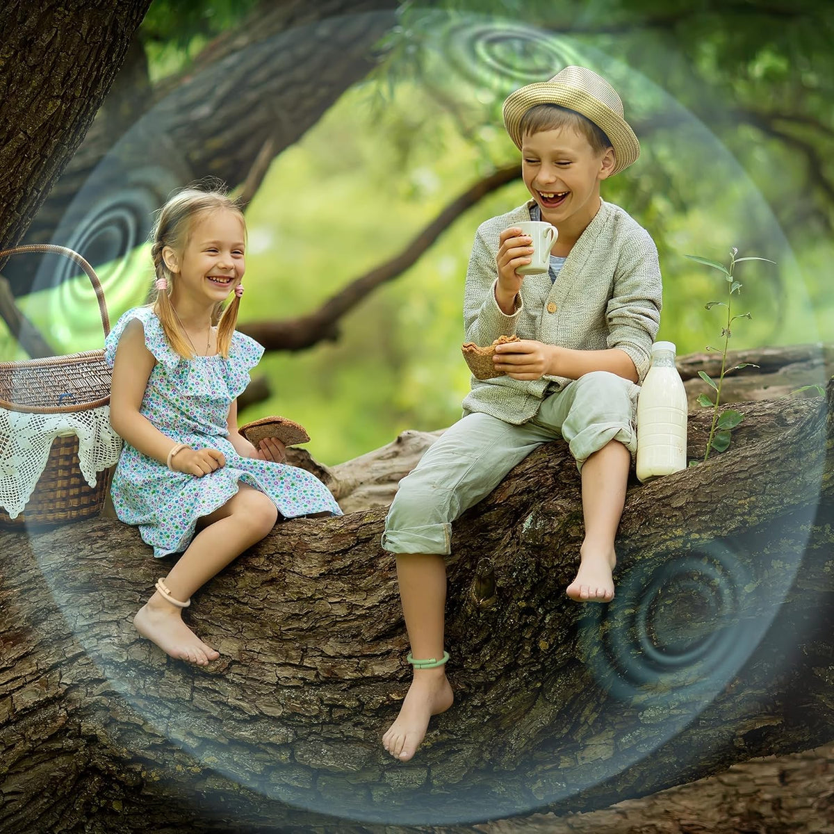 Buggybands Mosquito Repellent Bracelets Style Green