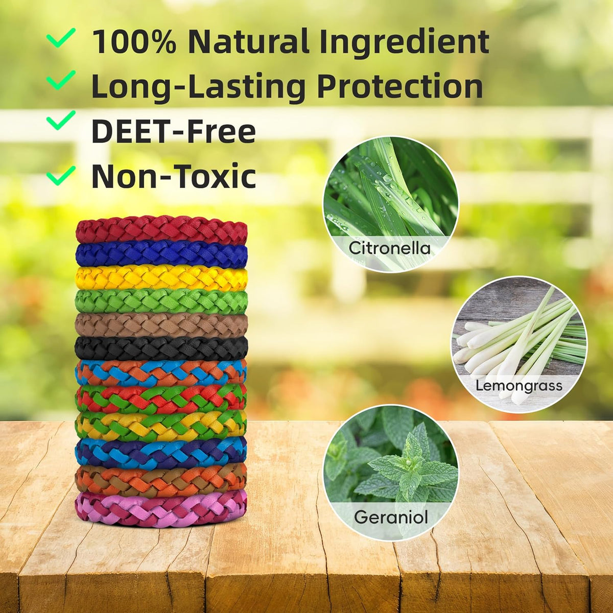 Buggybands Mosquito Repellent Bracelets 24Pack