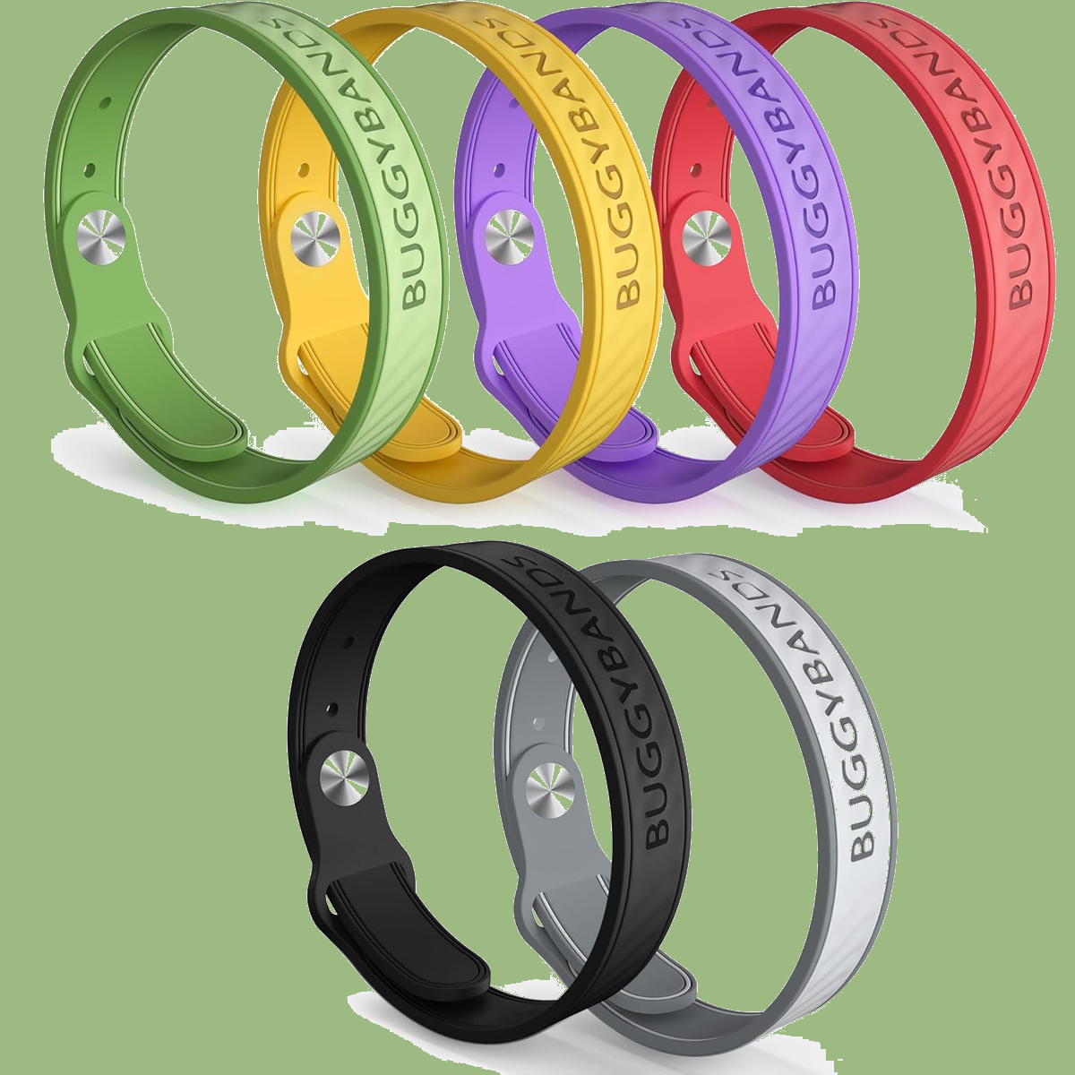 Buggybands Mosquito Repellent Bracelets 6 Pack